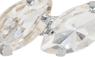 Shop Brides And Hairpins Payton Set Of 2 Crystal Hair Clips In Silver