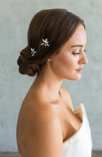 Shop Brides And Hairpins Chrysa Set Of 2 Hair Pins In Gold
