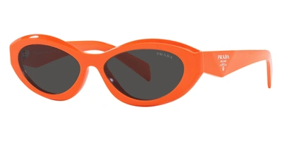 Shop Prada Women's 56mm Orange Sunglasses