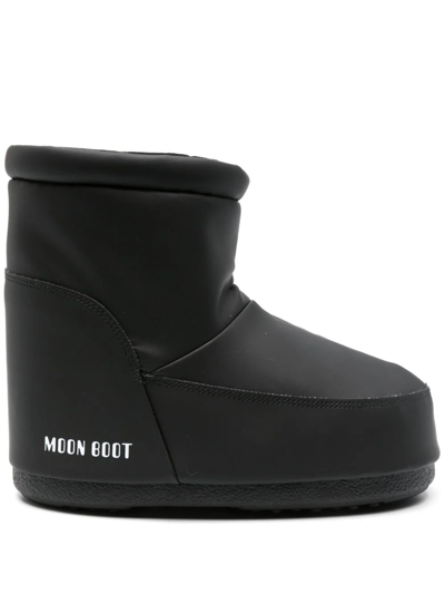 Shop Moon Boot Icon Low In Gomma In Black