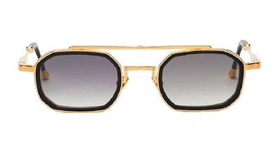 Shop John Dalia Sunglasses In Gold