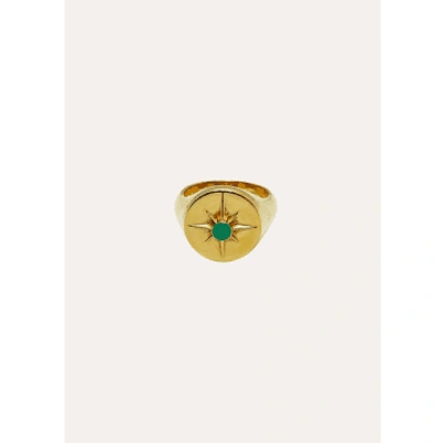 Shop Under Her Eyes Astrid Ring 18ct Gold Plated