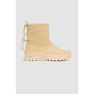 Shop Auralee Cord Boots Made By Foot The Coacher Beige In Neturals