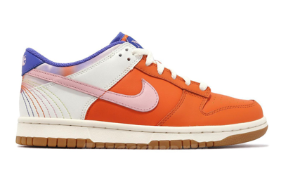 Pre-owned Nike Dunk Low Se Everything You Need (gs) In Safety Orange/medium Soft Pink/sail