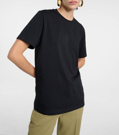 Shop Joseph Cotton Jersey T-shirt In Black