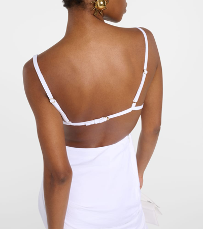 Jacquemus White Les Classiques 'la Robe Saudade Longue' Maxi Dress In White