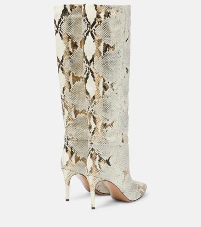 Shop Paris Texas 85 Leather Knee-high Boots In Neutrals