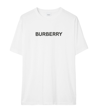 Shop Burberry Logo T-shirt In White