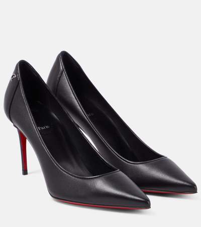Christian Louboutin Women Sporty Kate 85 Leather Pumps In Black