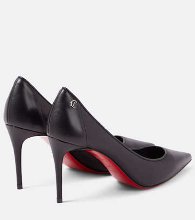 Christian Louboutin Women Sporty Kate 85 Leather Pumps In Black