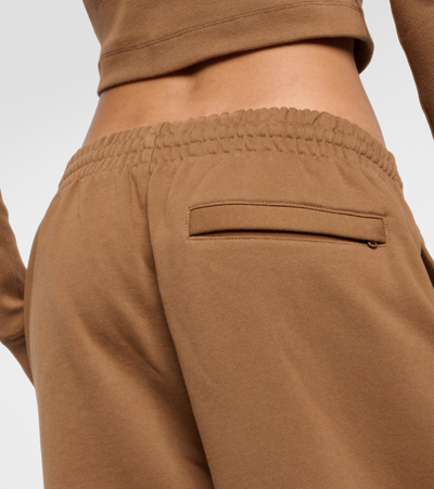 Wardrobe.nyc X Hailey Bieber Cotton Jersey Track Pants In Brown