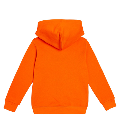 Shop Polo Ralph Lauren Cotton Jersey Hoodie In Orange