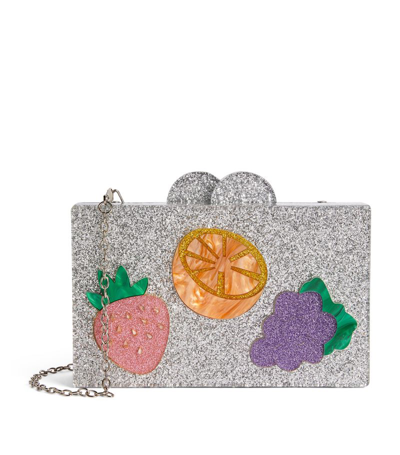 Shop Bari Lynn Fruit Box Clutch Bag In Multi