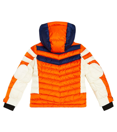 Shop Perfect Moment Chatel Down Ski Jacket In Orange