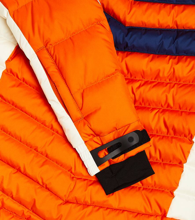 Shop Perfect Moment Chatel Down Ski Jacket In Orange
