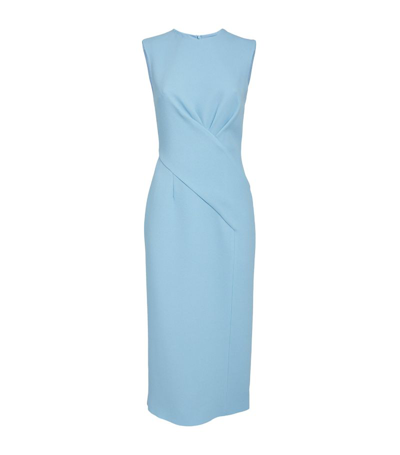 Shop E.stott Mila Midi Dress In Blue