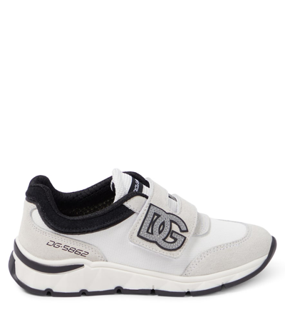 Dolce & Gabbana Dg Suede Sneakers In Multicoloured