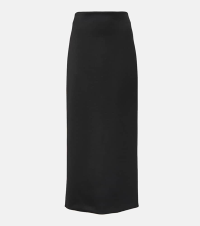 Shop The Row Bartelle Wool Maxi Skirt In Black