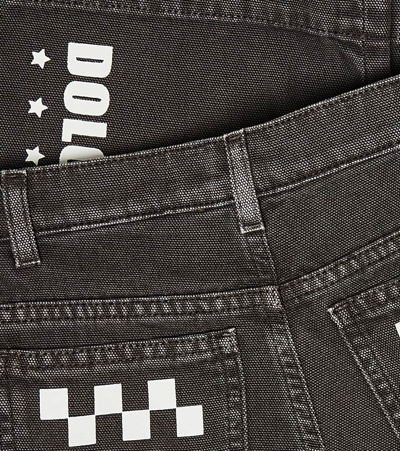 Dolce & Gabbana Denim Bermuda Shorts In Black