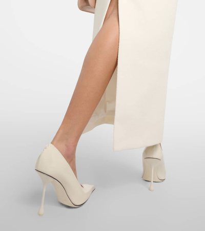 Jimmy Choo Sine-heeled And Shallow High Heels In White