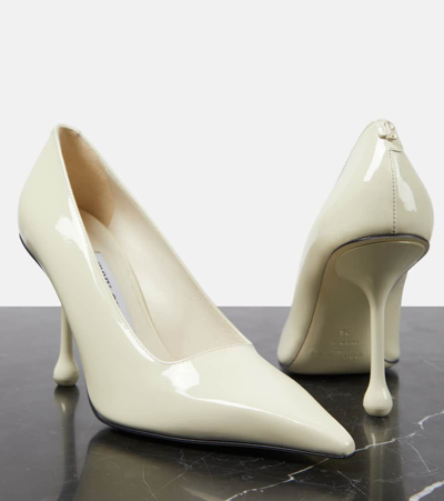 Jimmy Choo Sine-heeled And Shallow High Heels In White