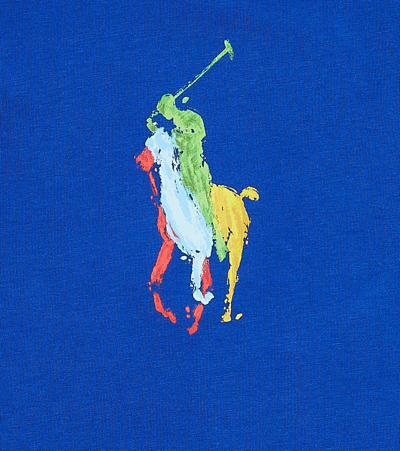Polo Ralph Lauren Baby Set Aus T-shirt Und Shorts In Multicoloured
