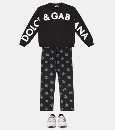 Shop Dolce & Gabbana Dg Jeans In Black