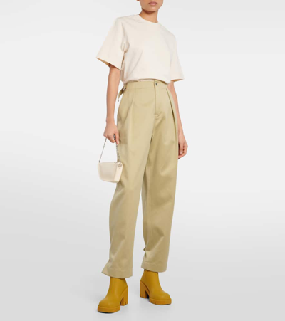 Burberry Ekd Cotton Jersey T-shirt In White