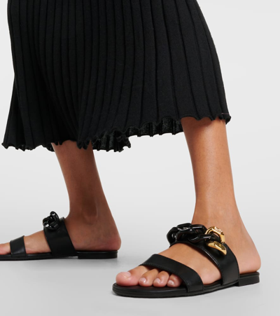 See By Chloé Lynette Leather Sandals In Black