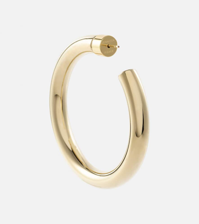 Shop Jennifer Fisher Samira Baby 10kt Gold-plated Hoop Earrings