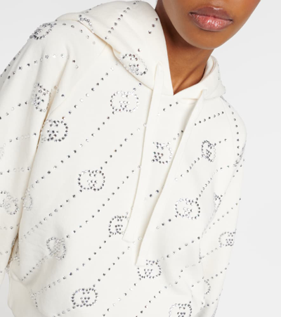 Shop Gucci Interlocking G Cotton Sweatshirt In White