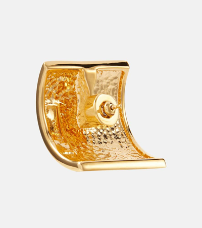 Shop Khaite Julius Small Earrings In Gold