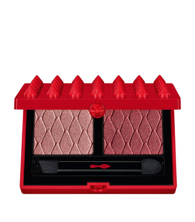 Shop Christian Louboutin Abracadabra Le Duo Eyeshadow Palette In Rouge Prive