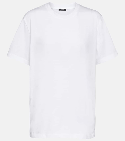 Shop Joseph Cotton Jersey T-shirt In White