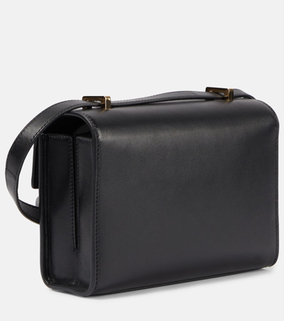 Shop Savette Symmetry 19 Leather Shoulder Bag In Black