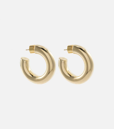 Shop Jennifer Fisher Jamma 10kt Gold-plated Hoop Earrings