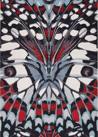 The Rug Company X Alexander Mcqueen Painted Lady Hand-knotted Rug, 8' X 10' In Multi