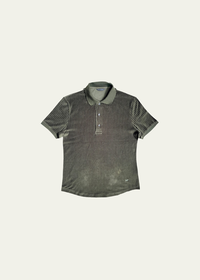 Shop Monfrere Men's Pierce Polo Shirt In Olive