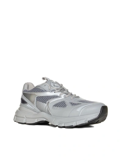 Shop Axel Arigato Sneakers In Grey/silver