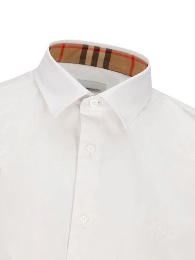 Shop Burberry Shirts In White