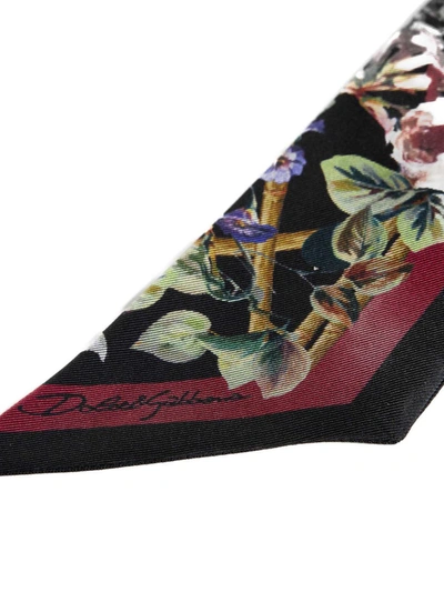 Shop Dolce & Gabbana Scarfs In Roseto Con Greca