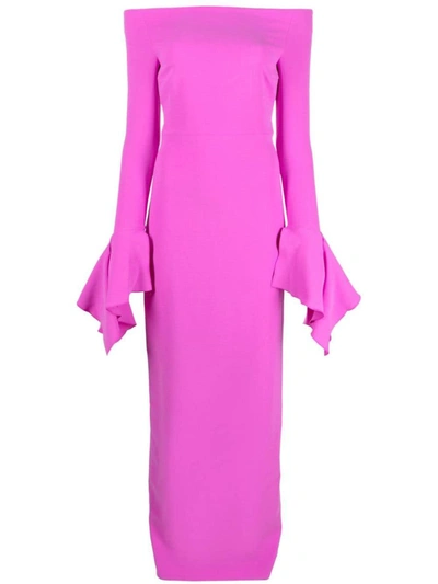 Shop Solace London Amalie Maxi Dress In Pink