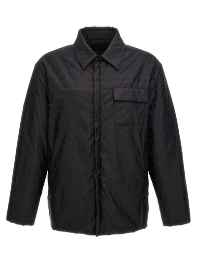 Shop Valentino Toile Iconographe Casual Jackets, Parka In Black