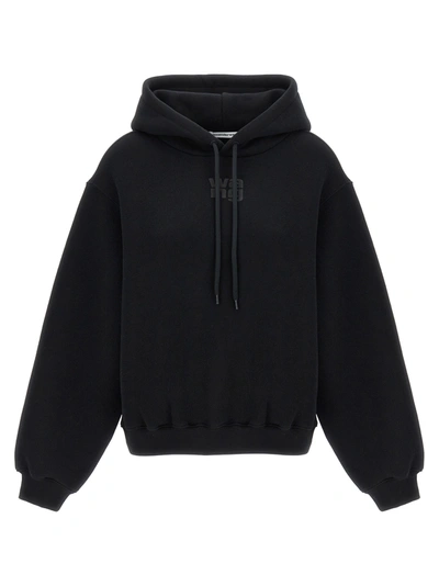 Shop Alexander Wang T Essential Terry Sweatshirt In Black