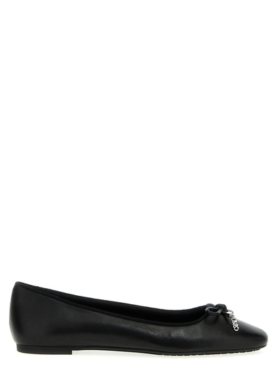 Shop Michael Kors Nori Flat Shoes In Black