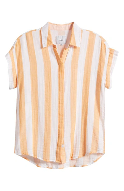 Shop Rails Jamie Stripe Short Sleeve Shirt In Ortona Stripe