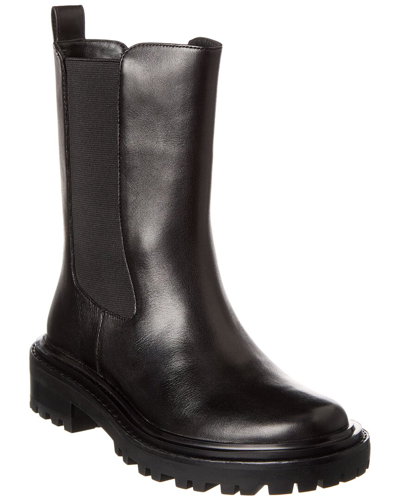 Shop Tory Burch Benton Leather Boot In Black