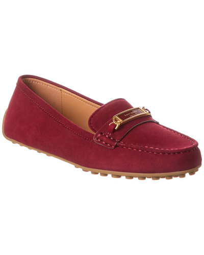 Shop Kate Spade New York Merritt Suede Moccasin In Red