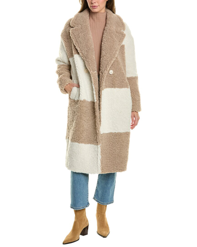 Shop Ena Pelly Amber Coat In White