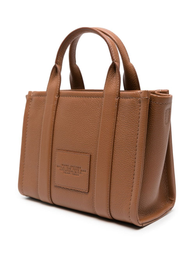 Marc Jacobs The Leather Small Tote Bag Argan Oil In Brown